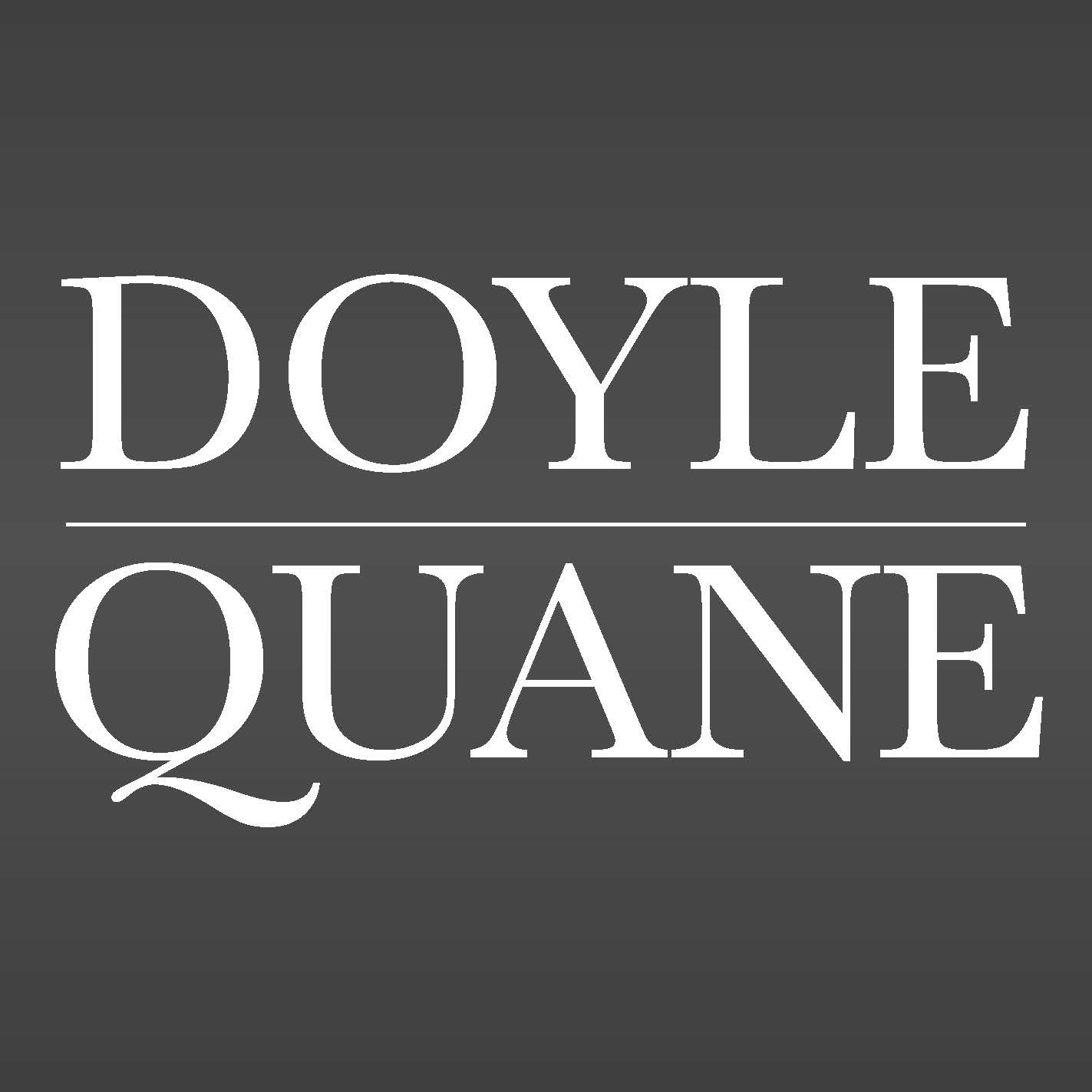 Doyle Quane Logo (Blue Background)